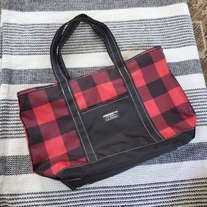 LL Bean Everyday Lightweight Tote Buffalo Check Plaid